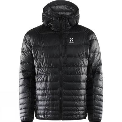 Chaquetas Haglofs Essens III Down Hood Hombre - Negras - Chile OLW364718